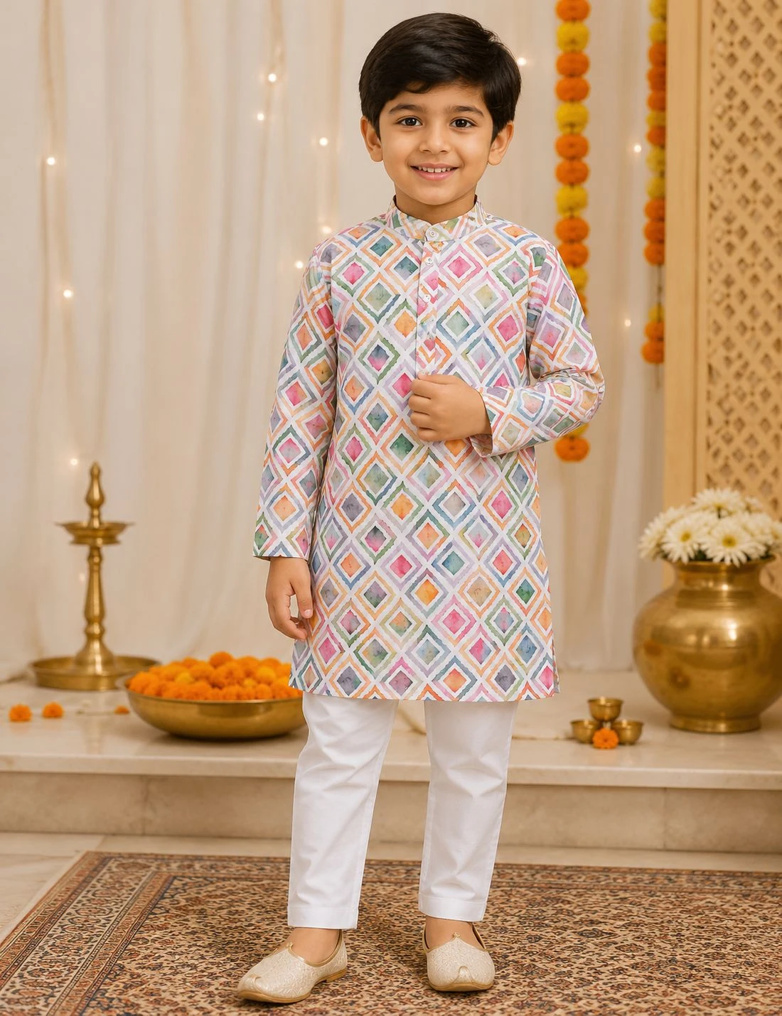 Krishav Kids Kurta Pyjama Edition