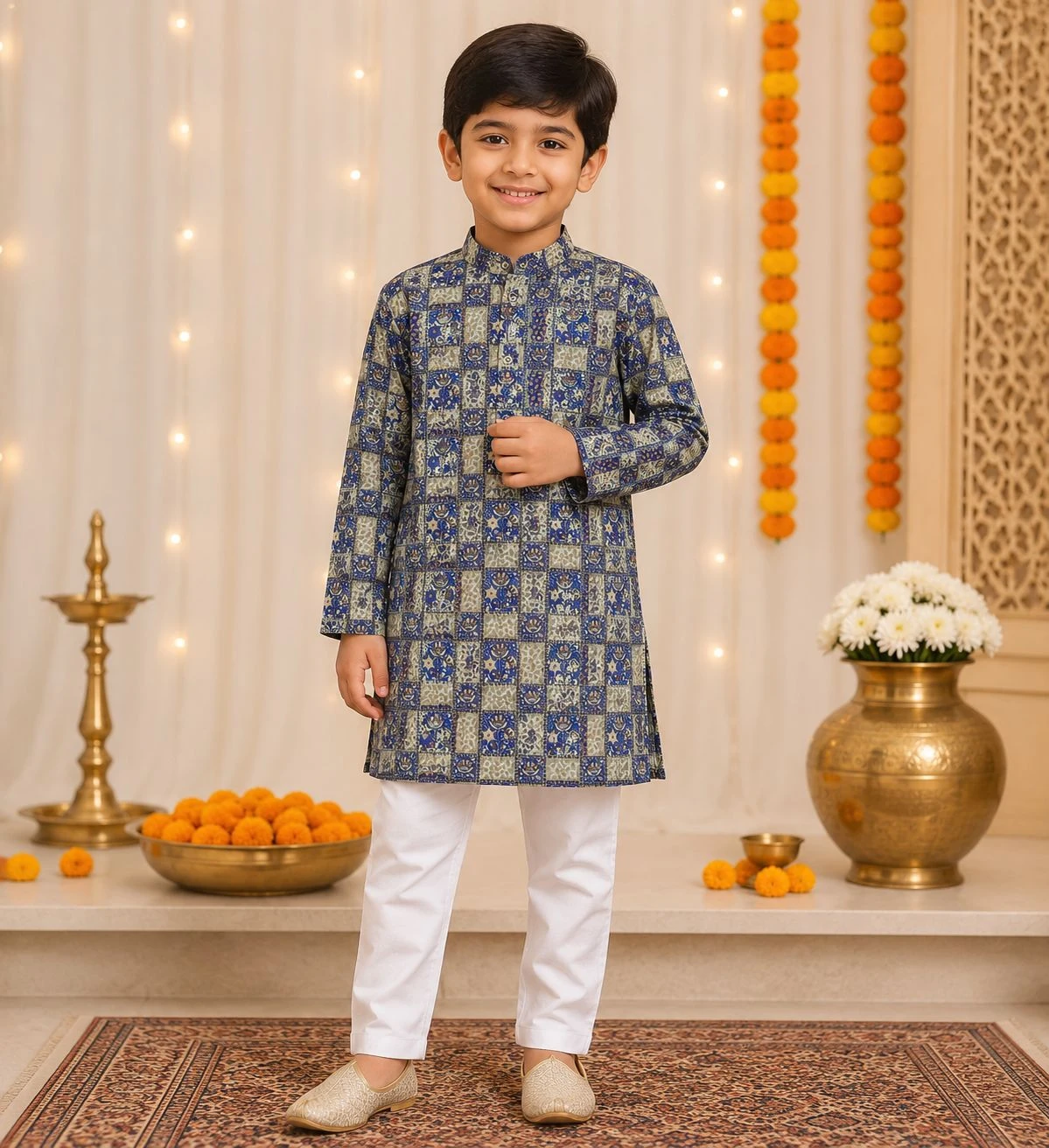 Krishav Kids Kurta Pyjama Edition