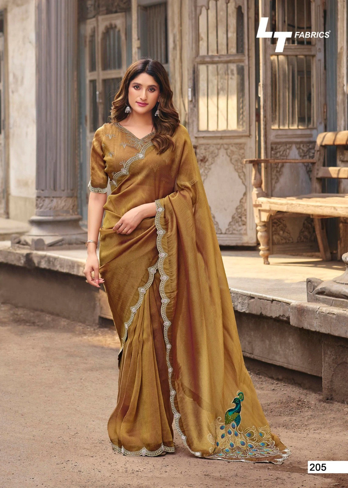 Lt Jimmy Vol 2 Pn Cloud Embroidered Saree Collection
