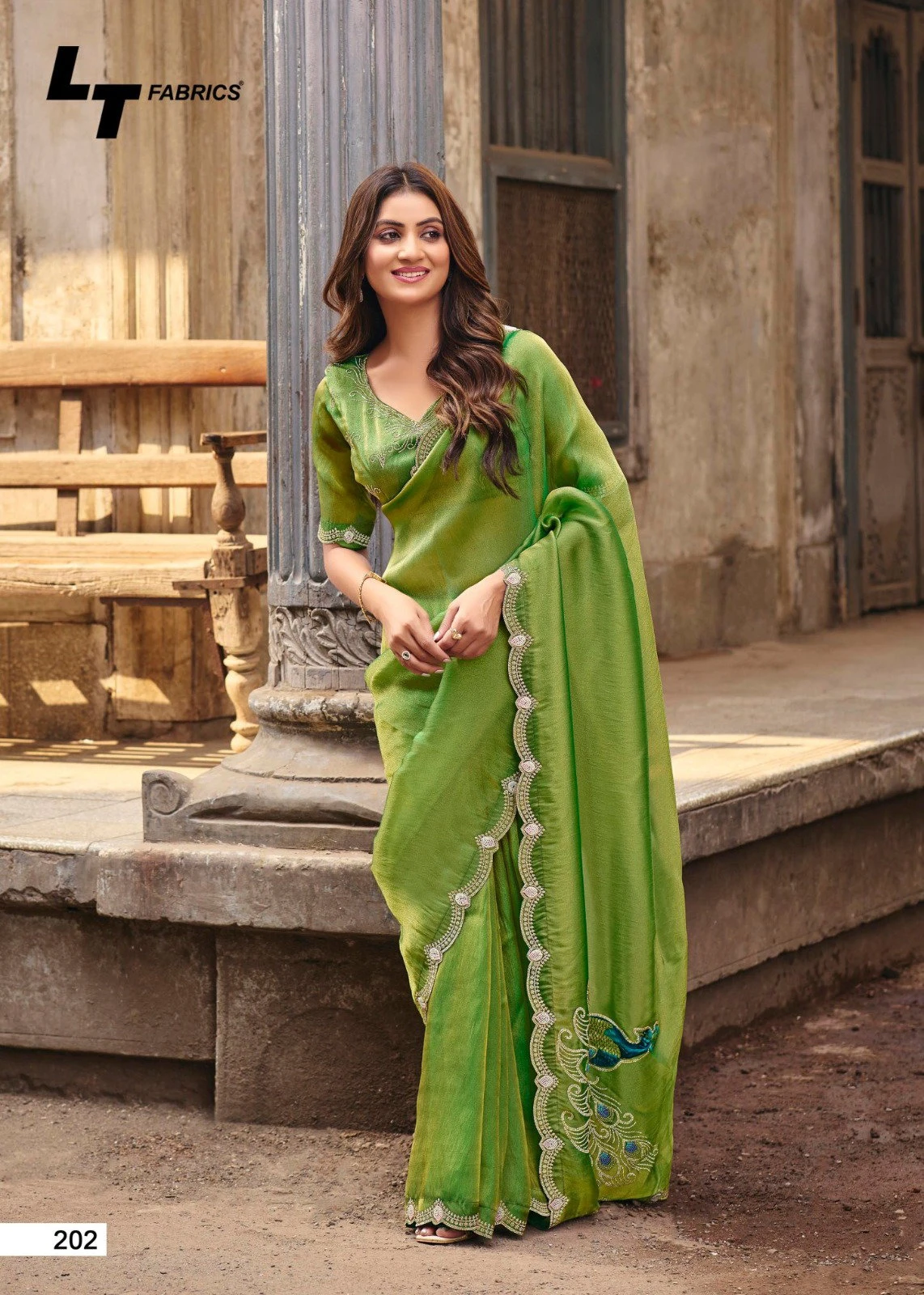 Lt Jimmy Vol 2 Pn Cloud Embroidered Saree Collection