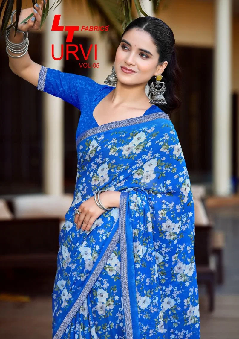 Lt Urvi Vol 5 Micro Printed Saree Collection