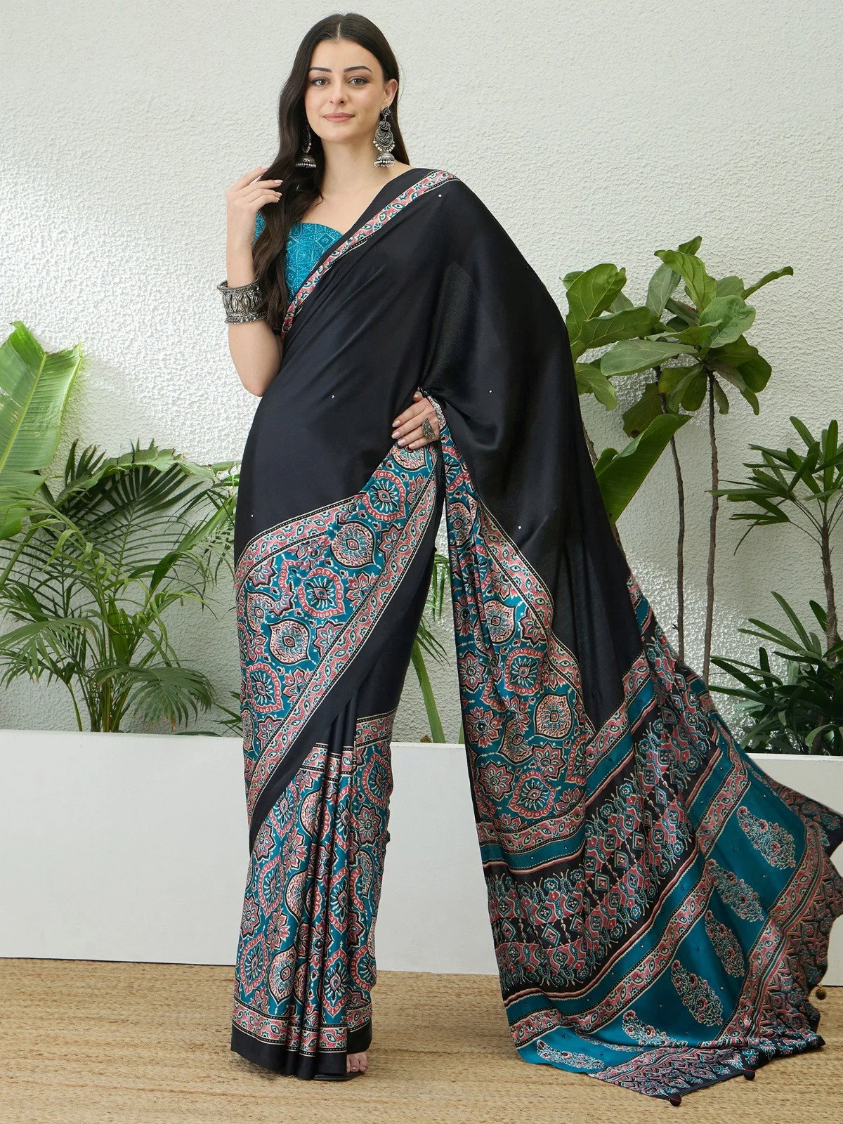 Lux Vol 40 Semi Modal Handworked Saree Collection