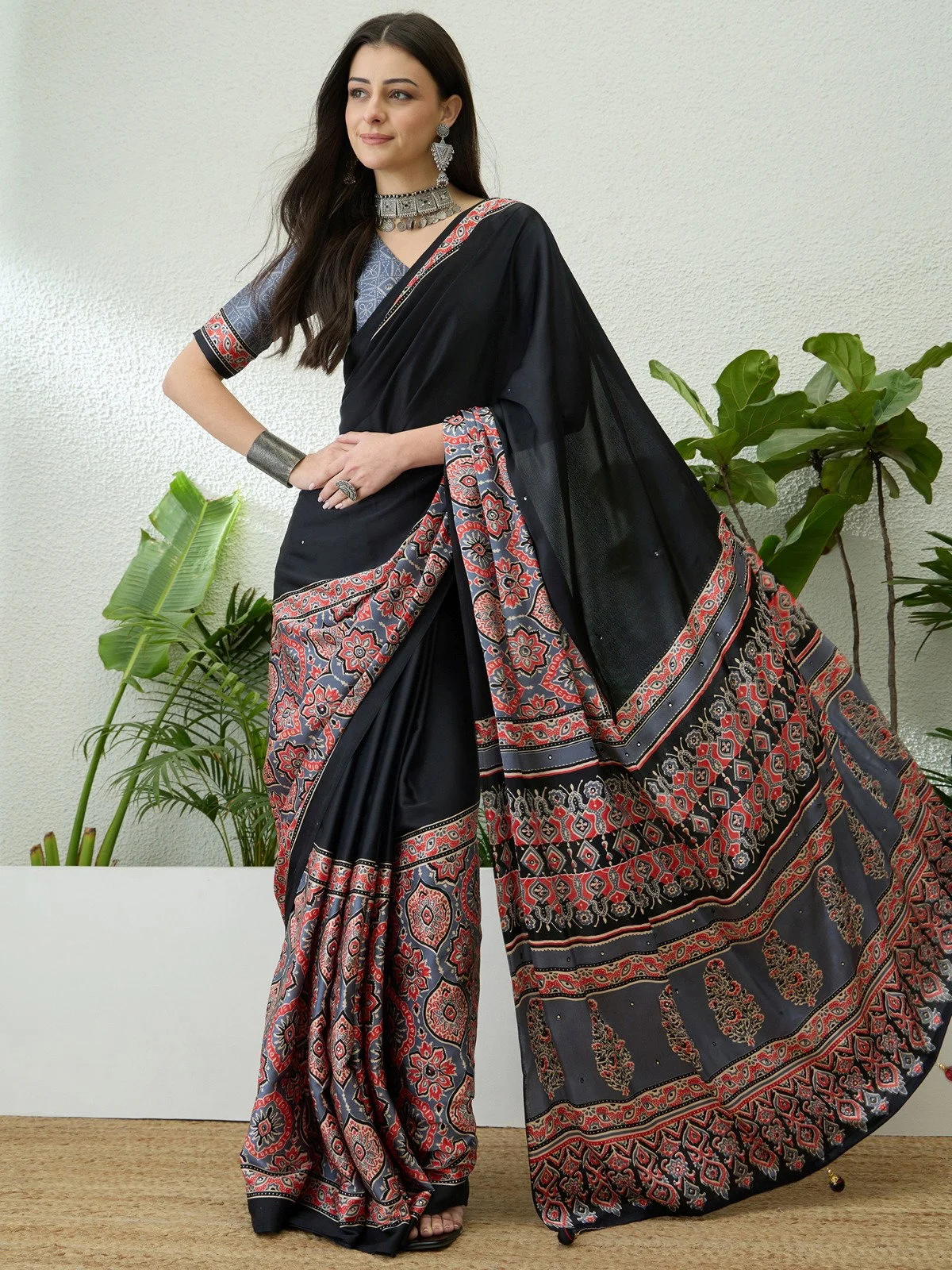 Lux Vol 40 Semi Modal Handworked Saree Collection
