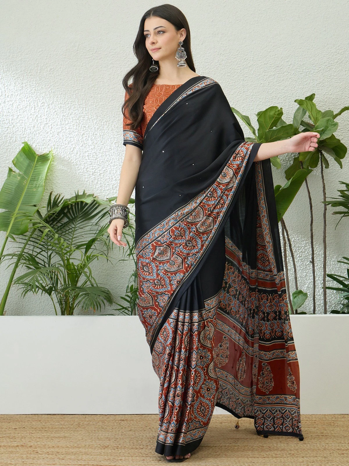 Lux Vol 40 Semi Modal Handworked Saree Collection