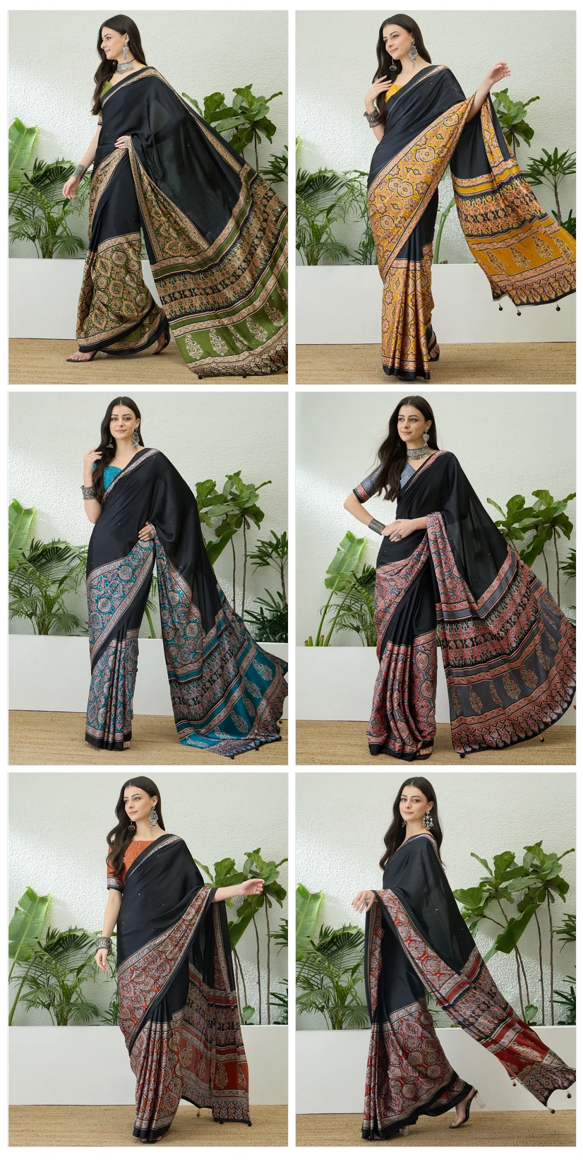 Lux Vol 40 Semi Modal Handworked Saree Collection