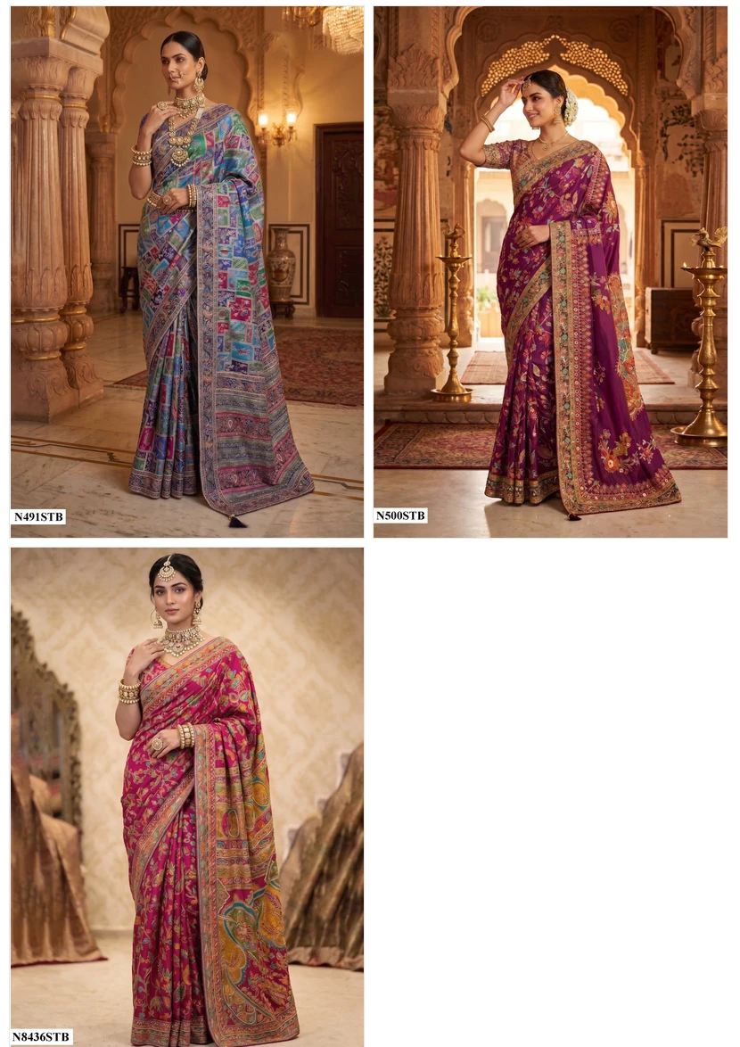 Mahotsav Nimaya Rajwadi Vol 2 Crape Silk Saree Collection