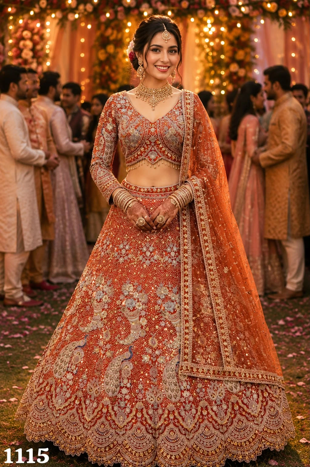 MORNI Vol-6 Premium Resham Embroidered Net Lehenga Choli