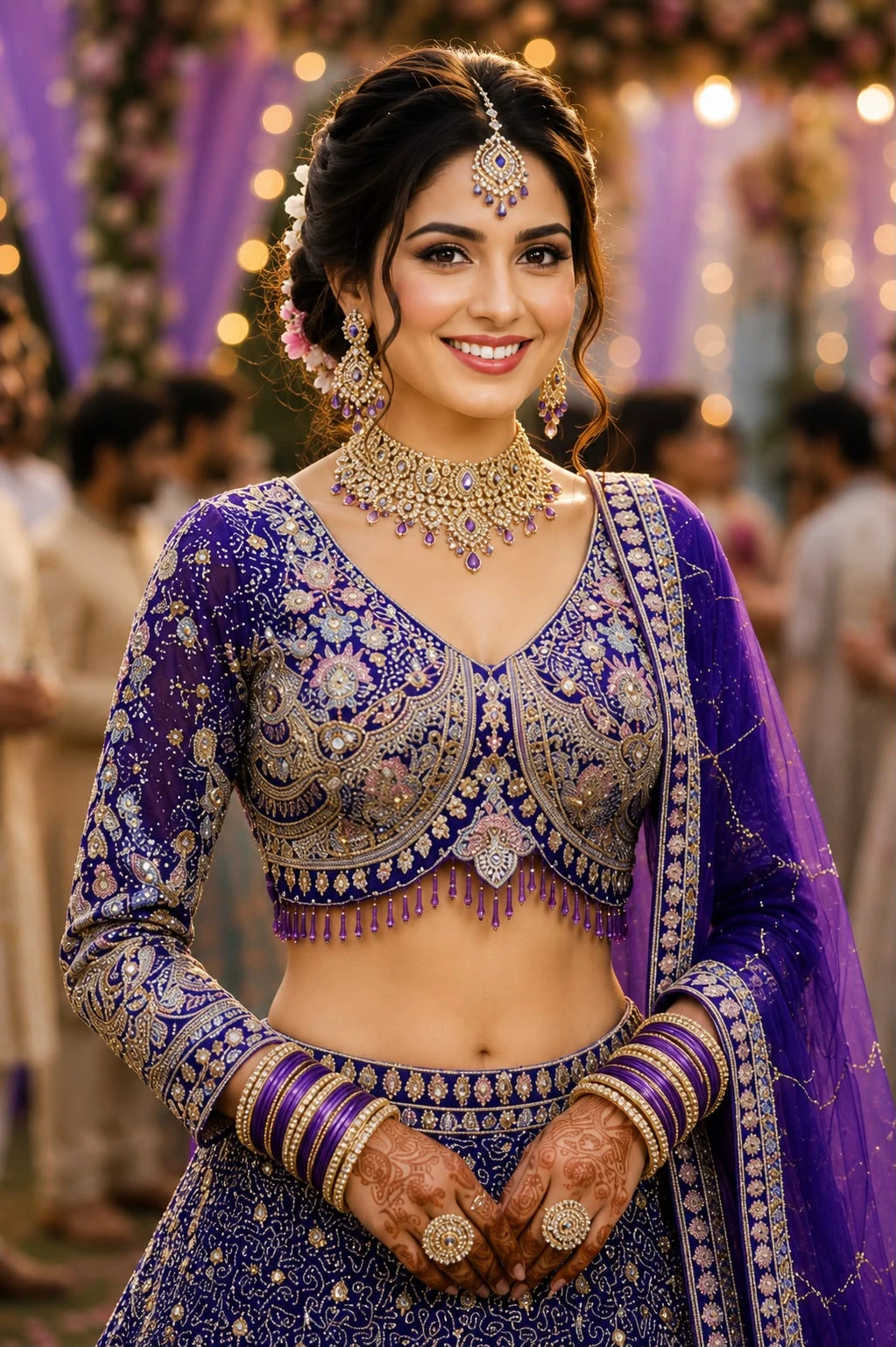 MORNI Vol-6 Premium Resham Embroidered Net Lehenga Choli