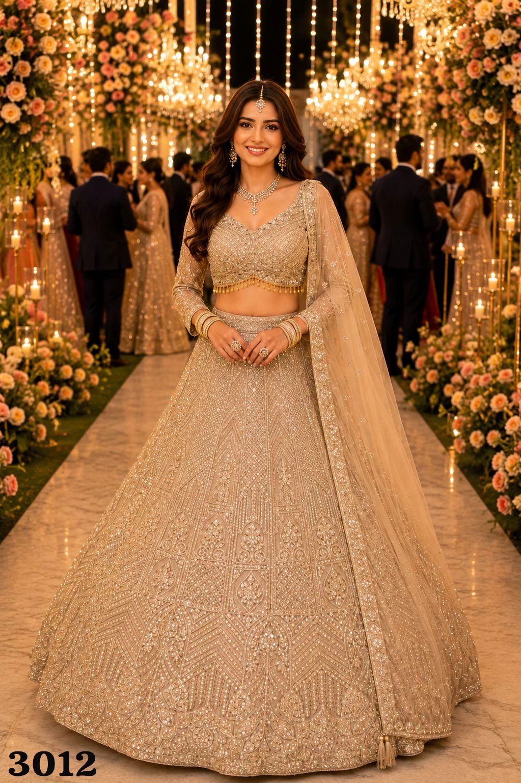 Mrudangi Yashvi Beads Lehenga Collection (3012 & 3013)