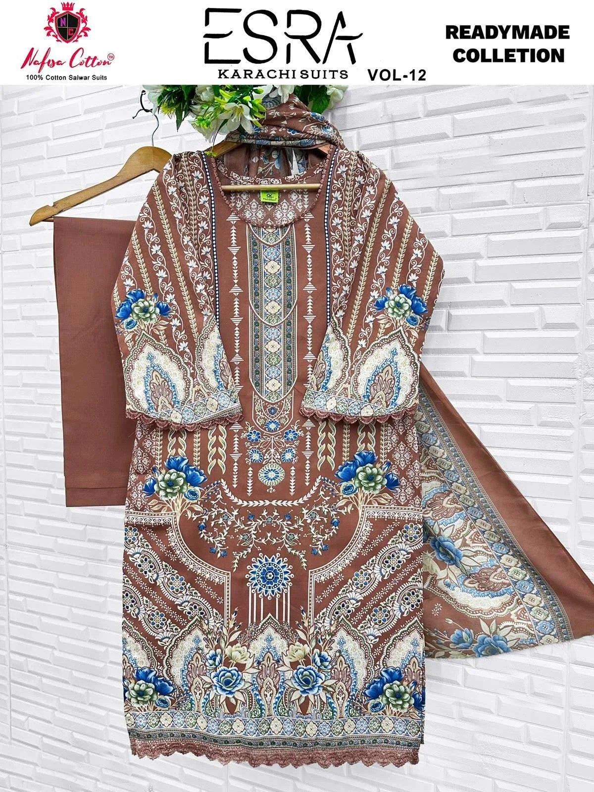 Nafisa Cotton Esra Karachi Vol 12