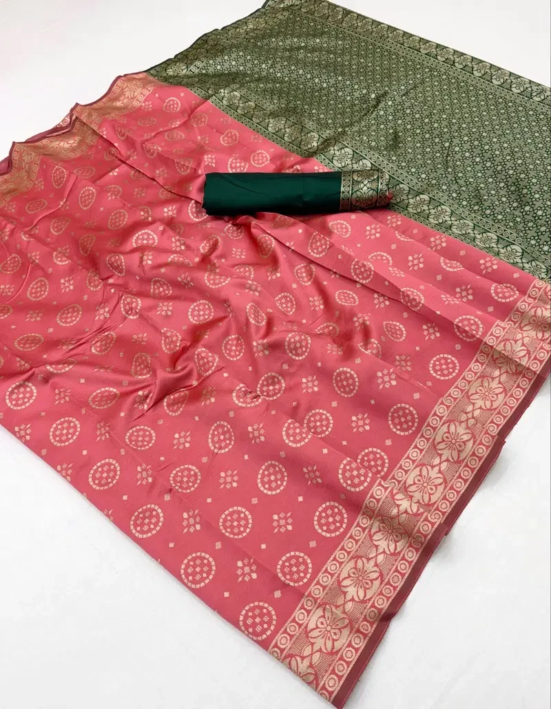 Nandini Vol 03 Silk Banarasi Jacquard Work Saree Collection