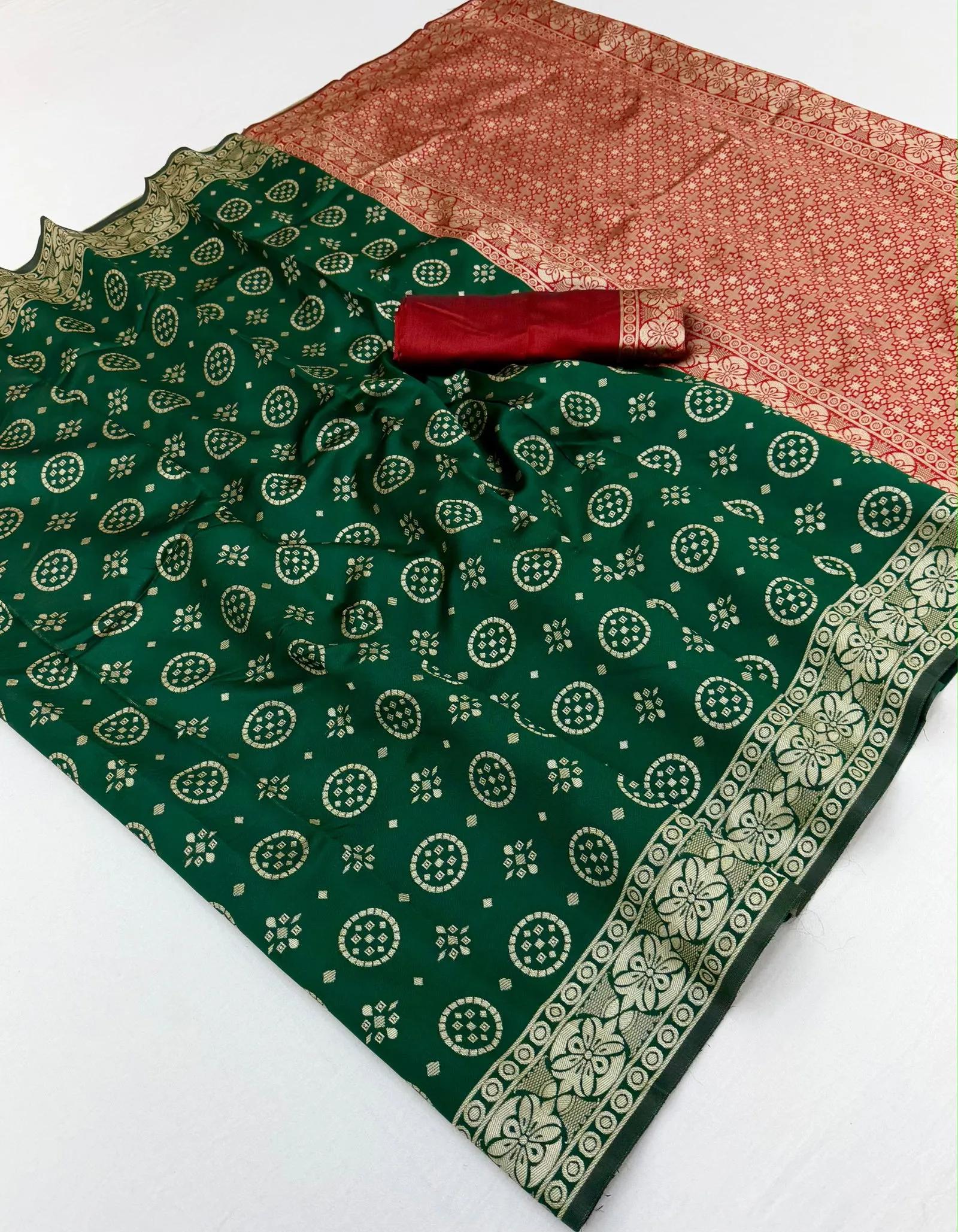 Nandini Vol 03 Silk Banarasi Jacquard Work Saree Collection