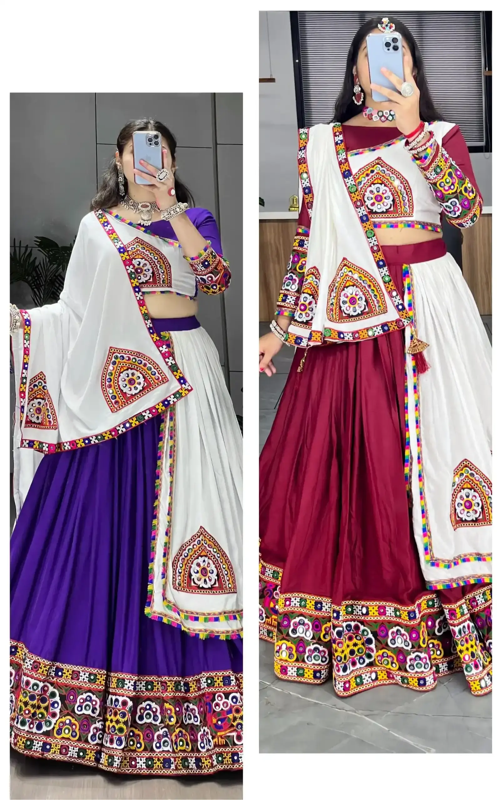 Navratri Collection 2026 Pure Rayon Cotton Lehenga Set