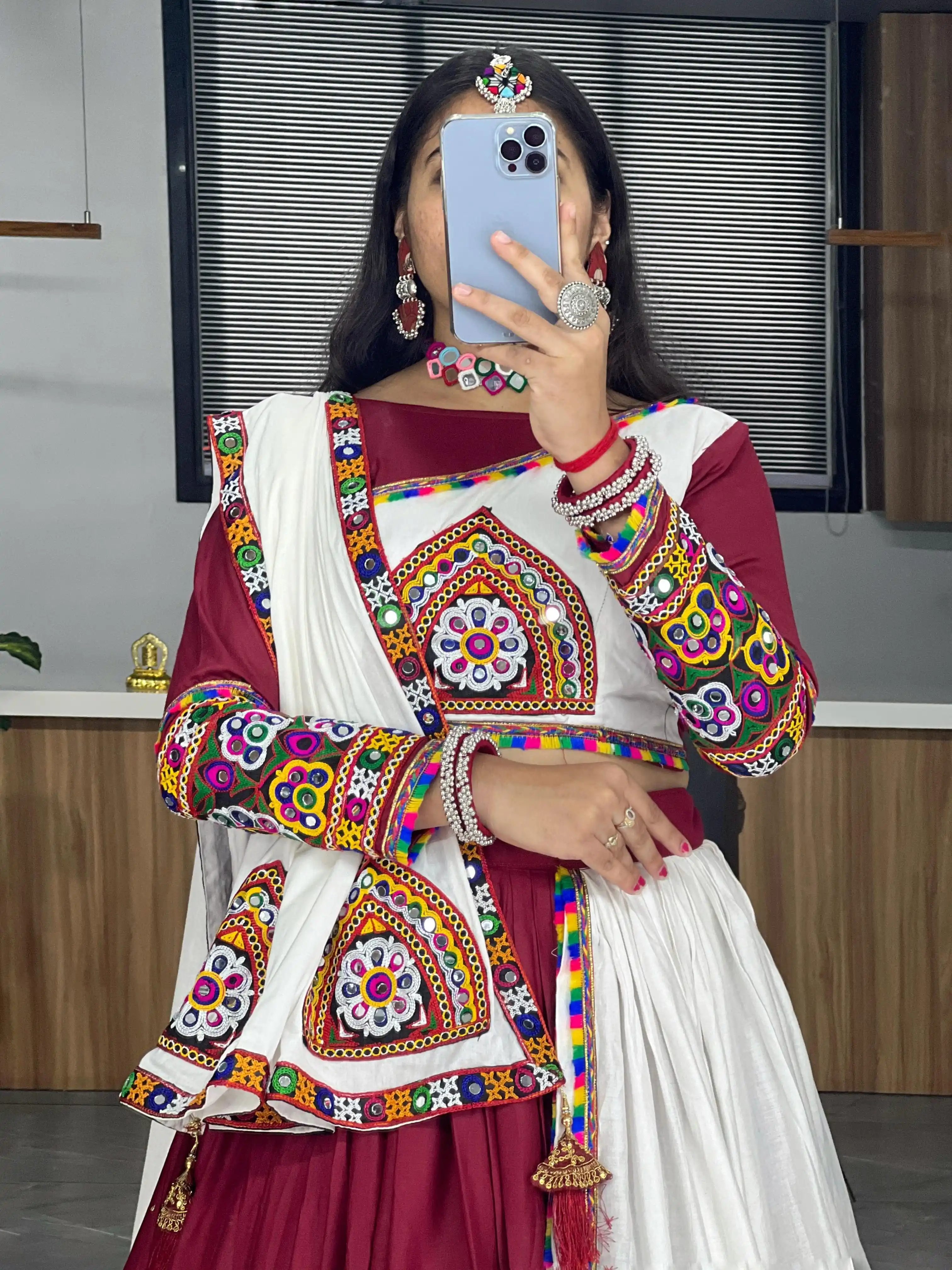 Navratri Collection 2026 Pure Rayon Cotton Lehenga Set