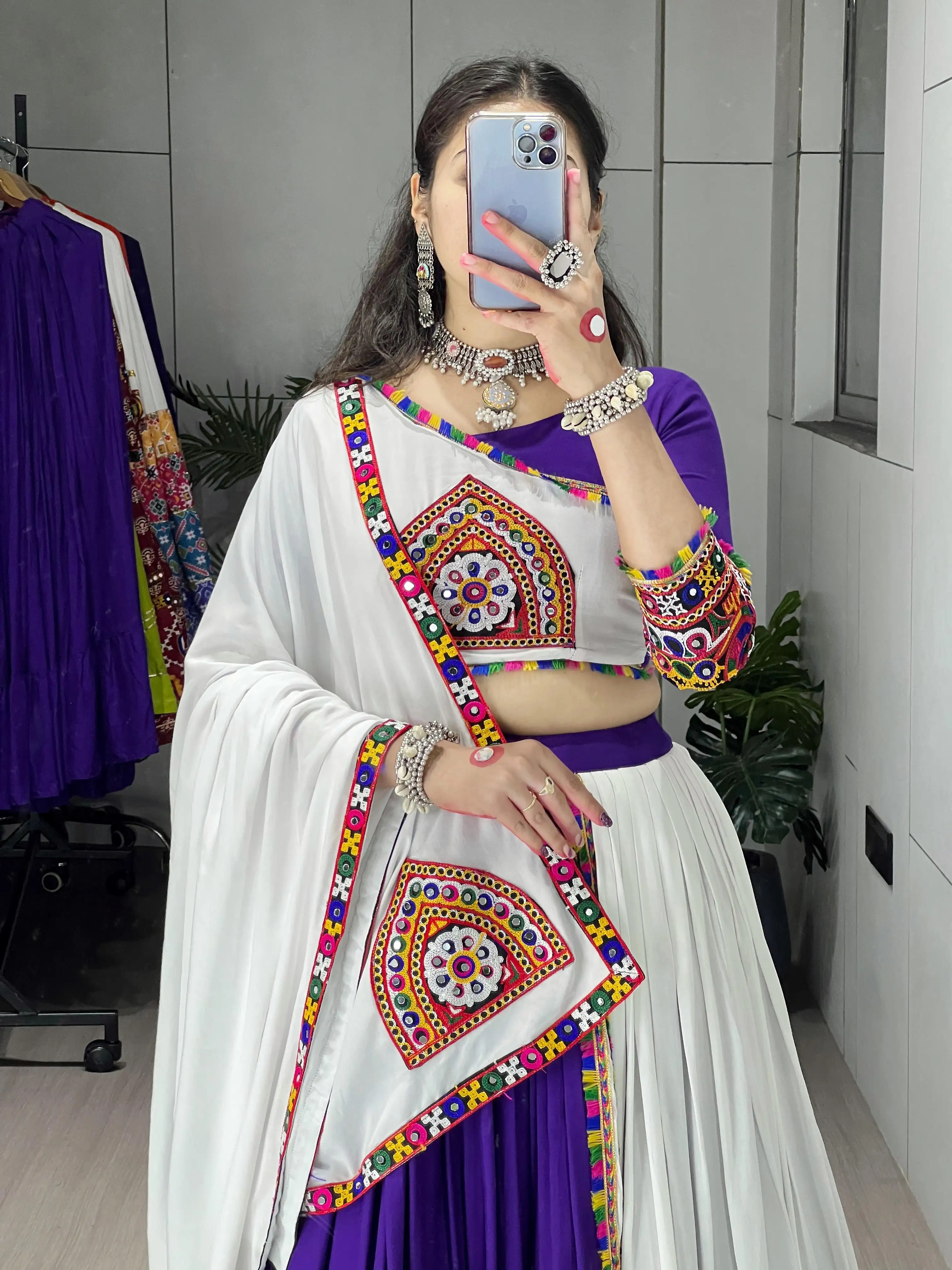 Navratri Collection 2026 Pure Rayon Cotton Lehenga Set