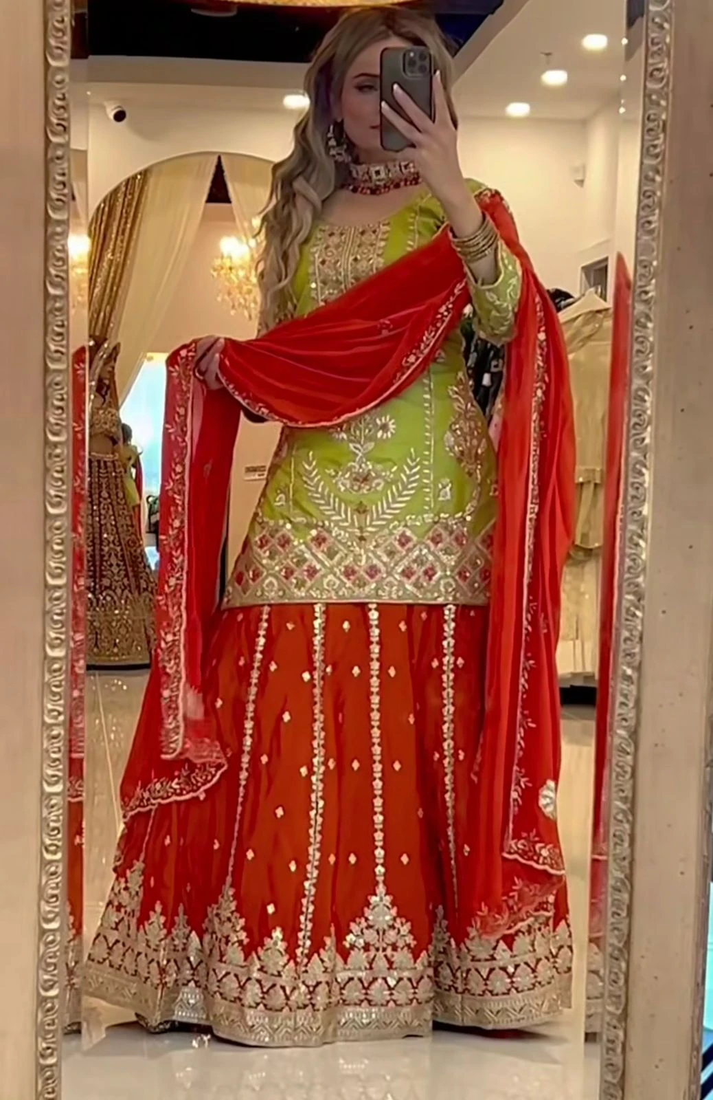 One Level Up Heavy Chinnon Silk Suit