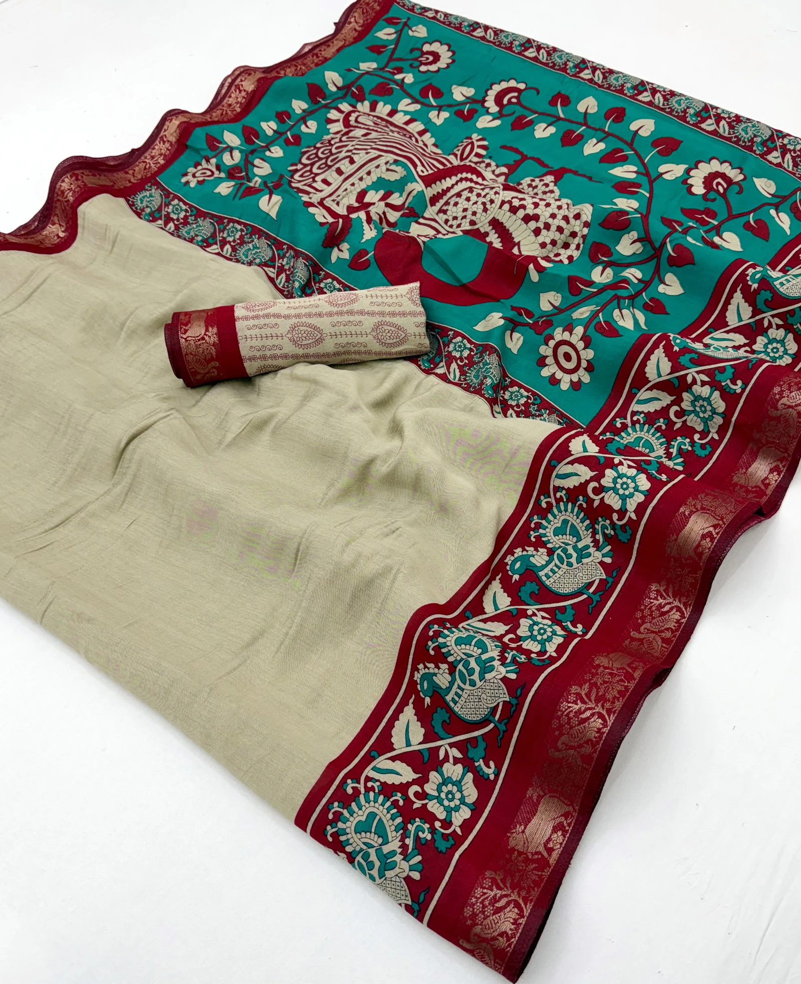 Peacock P 4001 to 4006 Pv Cotton Saree Collection