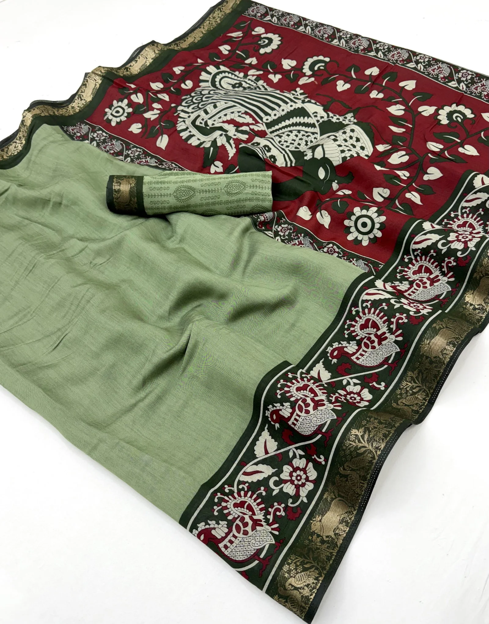 Peacock P 4001 to 4006 Pv Cotton Saree Collection