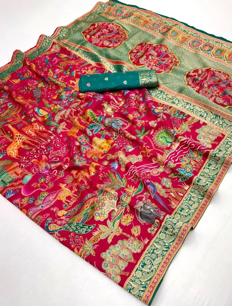 Position Print Vol 1 Viscose Printed Saree Collection