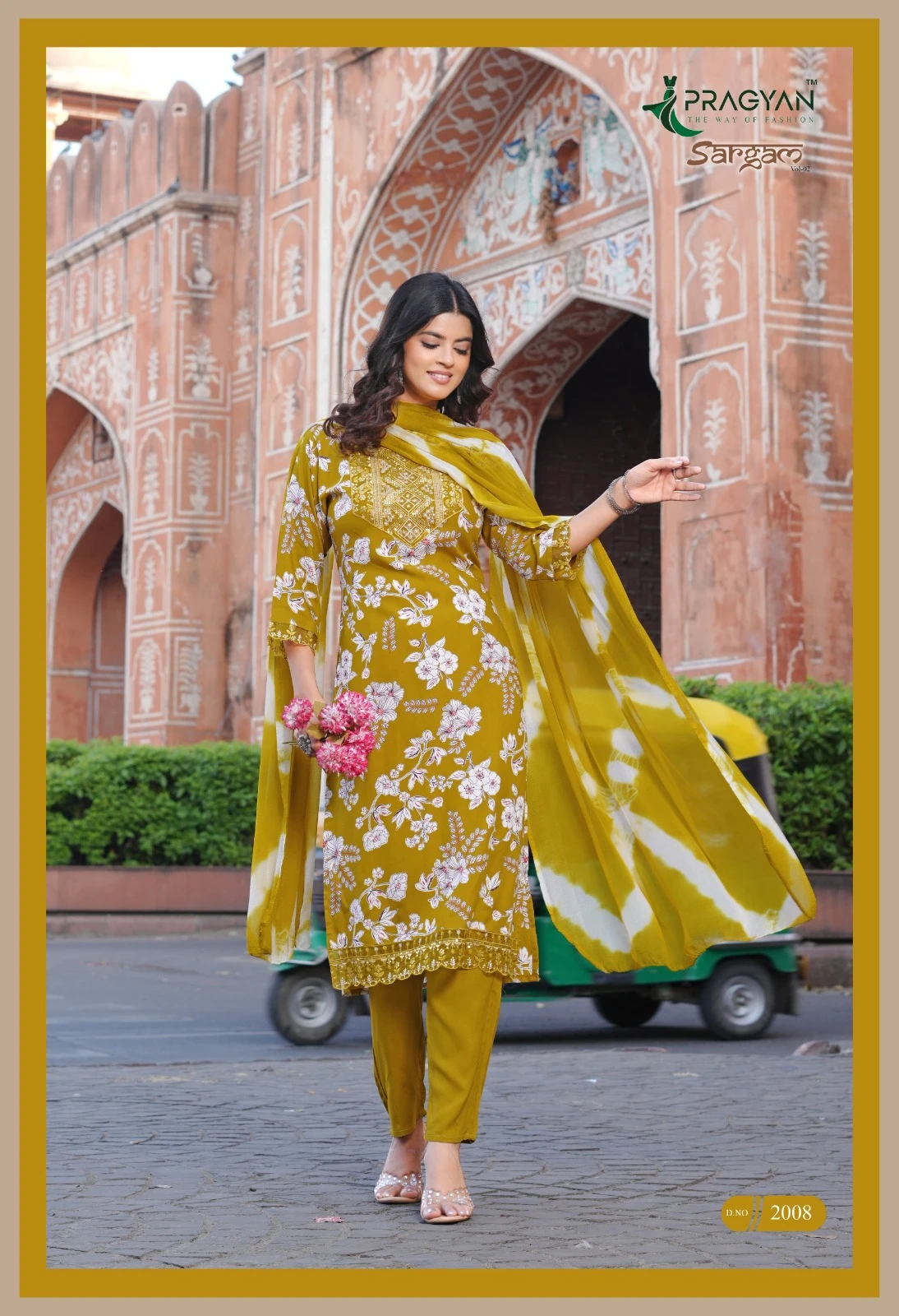 Pragyan Sargam Vol 2 Rayon Suit Set