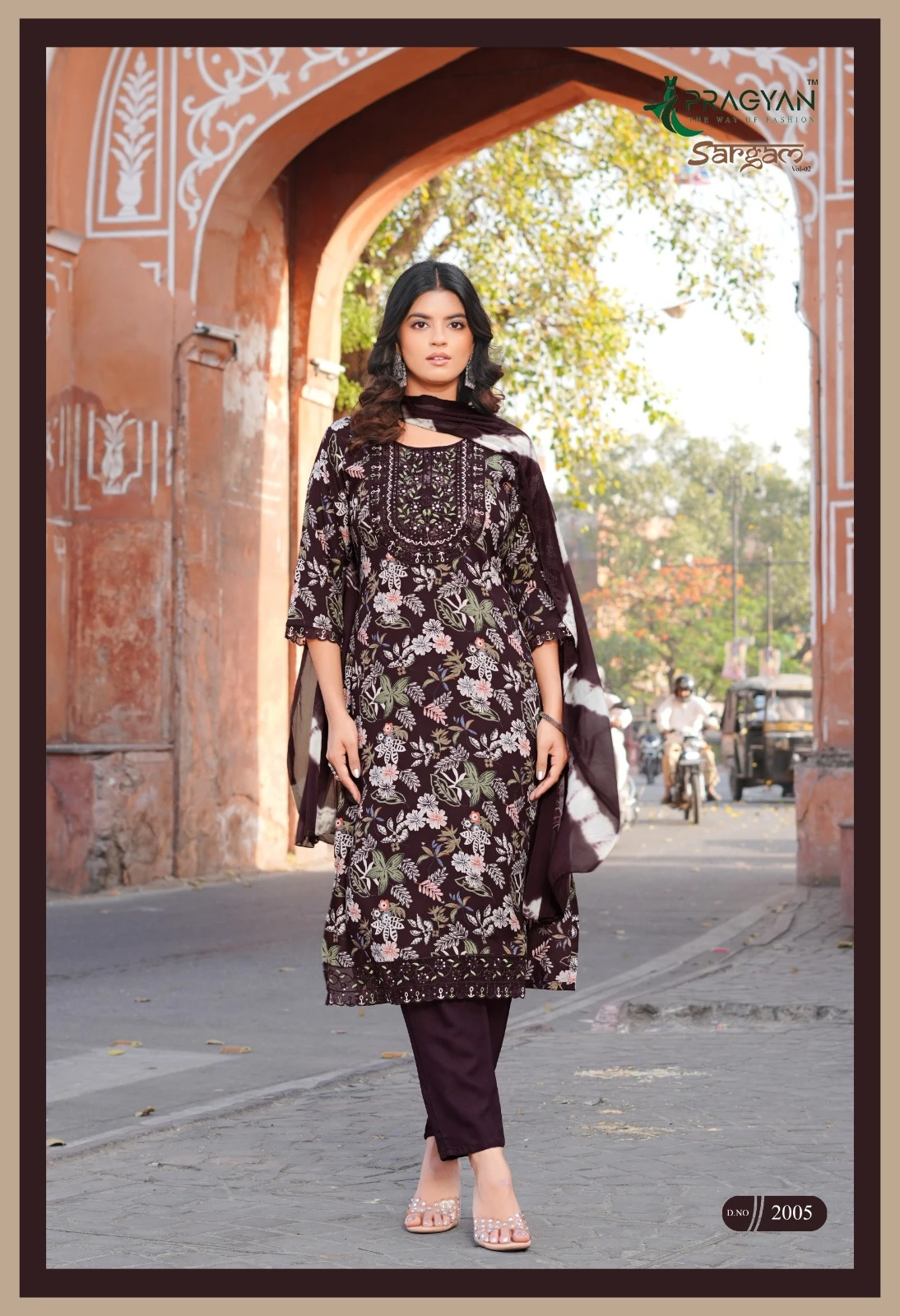 Pragyan Sargam Vol 2 Rayon Suit Set
