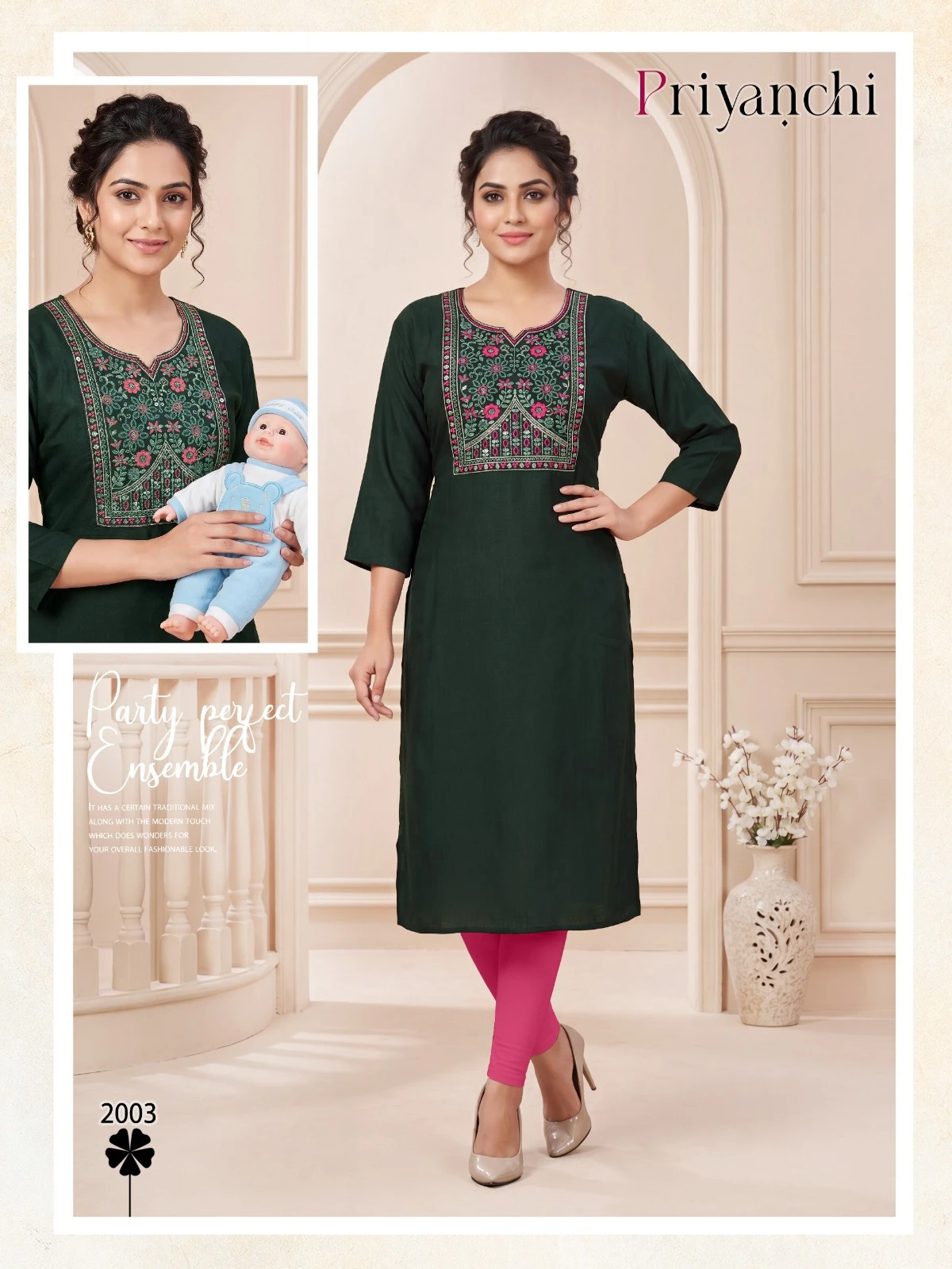 Priyanchi Vol 2 Multi Sequence Work Kurti