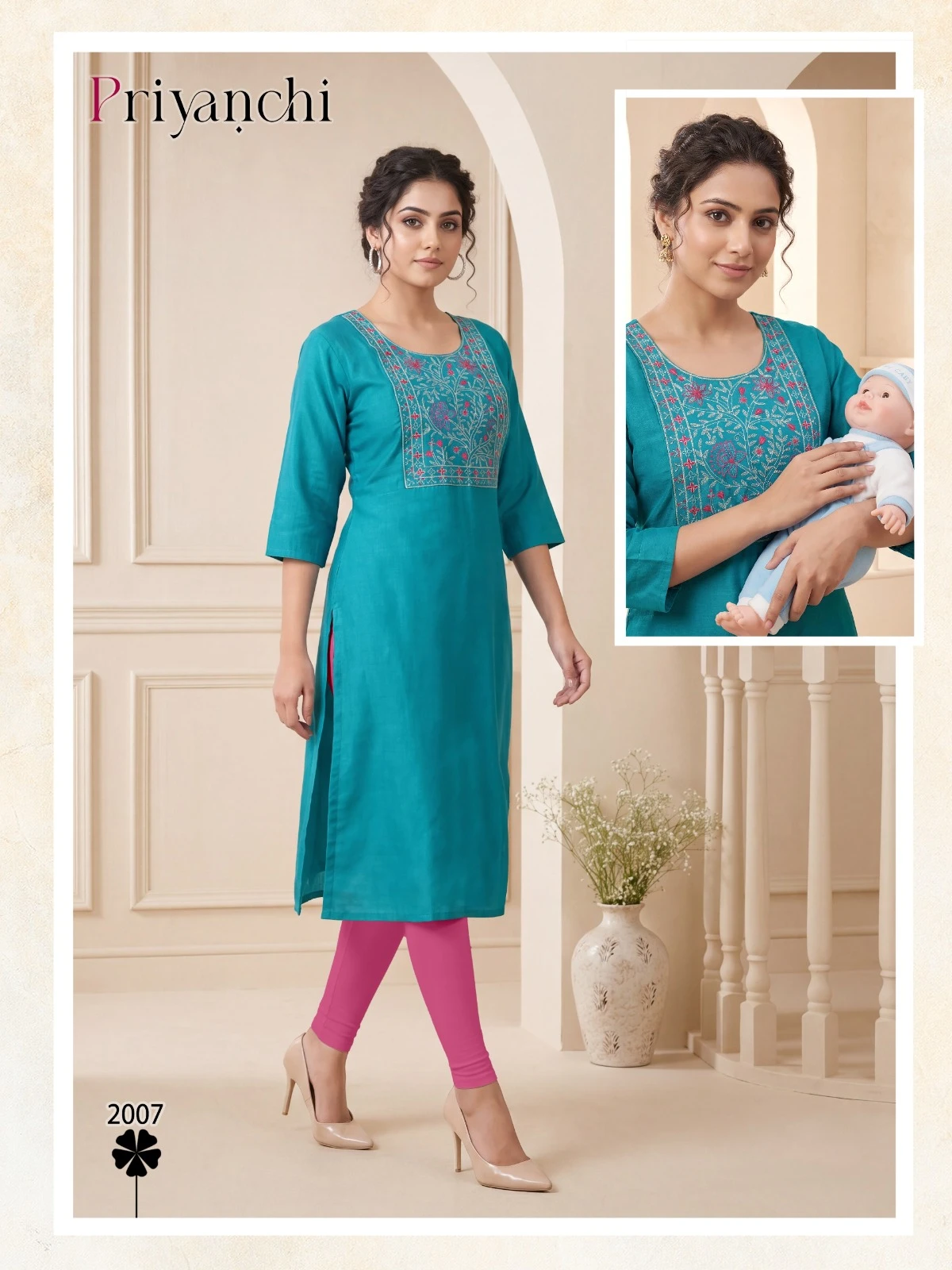 Priyanchi Vol 2 Multi Sequence Work Kurti