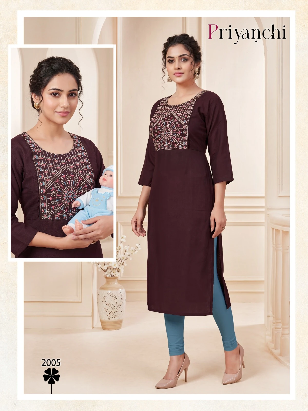 Priyanchi Vol 2 Multi Sequence Work Kurti