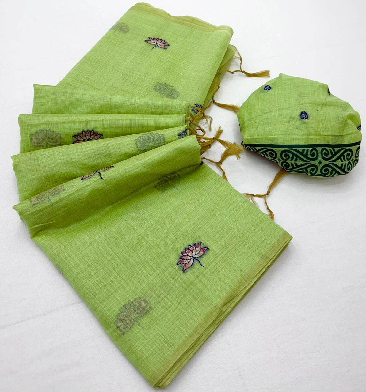 Rajyog D No 10001 to 06 Cotton Jamdani Weaving Saree Collection