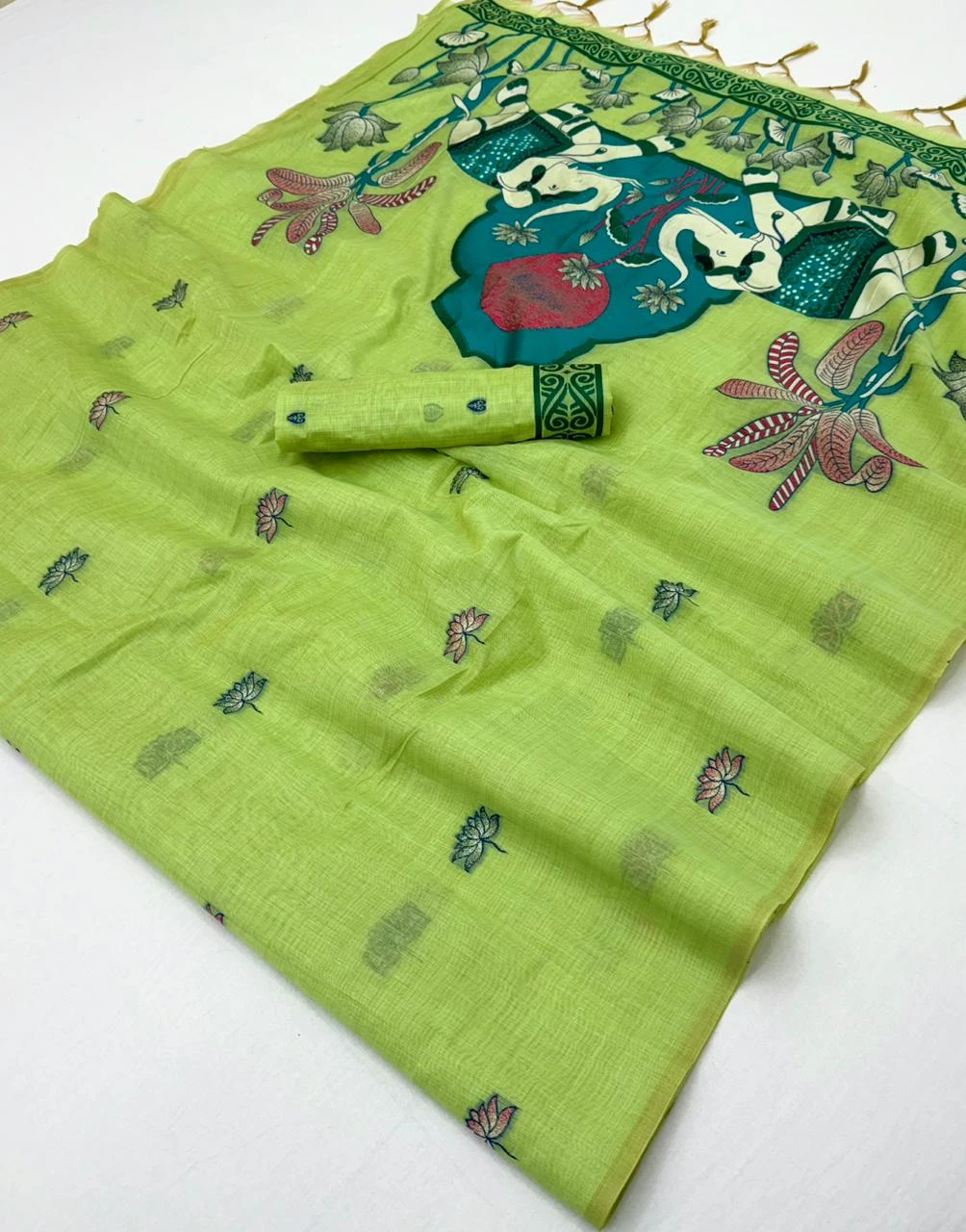 Rajyog D No 10001 to 06 Cotton Jamdani Weaving Saree Collection