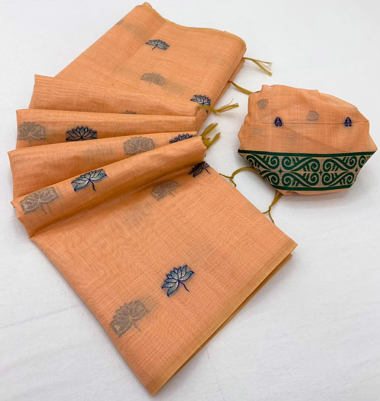 Rajyog D No 10001 to 06 Cotton Jamdani Weaving Saree Collection