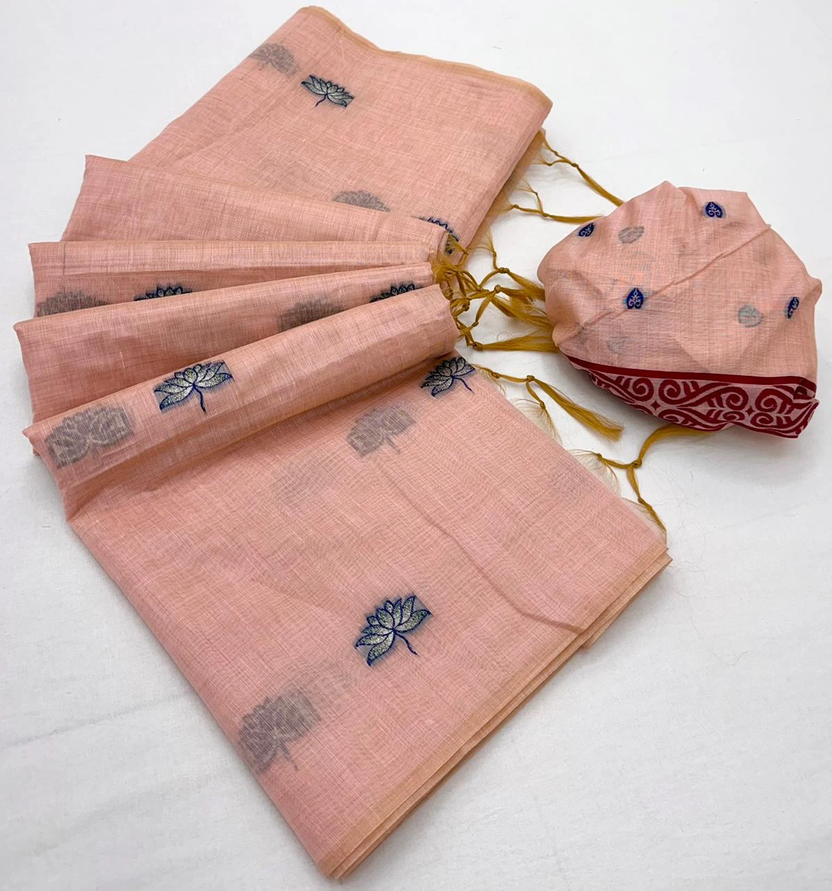 Rajyog D No 10001 to 06 Cotton Jamdani Weaving Saree Collection