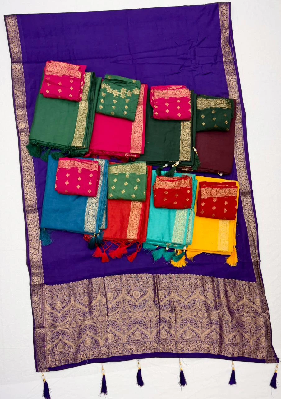 Rajyog Indu Vol 2 Cotton Viscose Fancy Saree