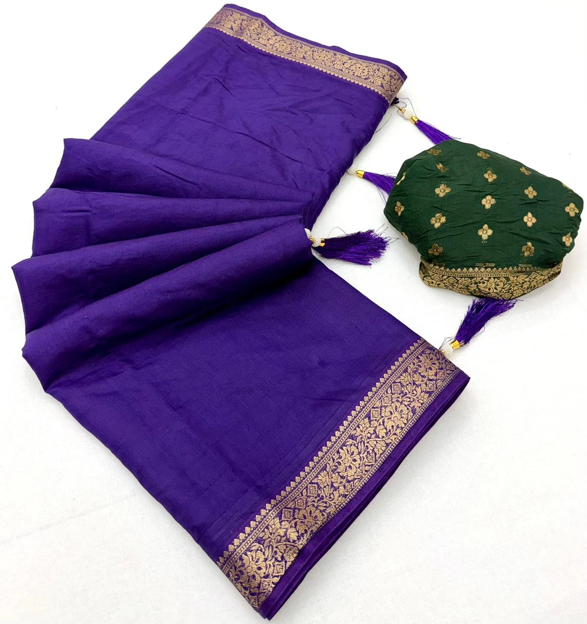 Rajyog Indu Vol 2 Cotton Viscose Fancy Saree