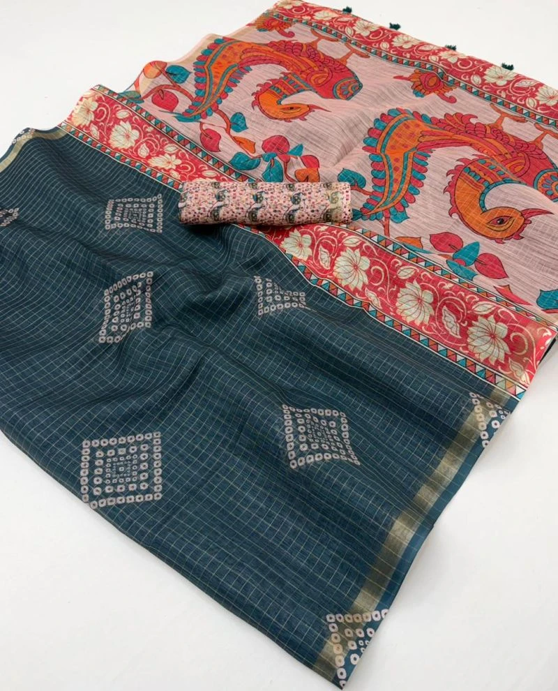 Rajyog Viona 1091 to 96 Linen Digital Printed Saree Collection