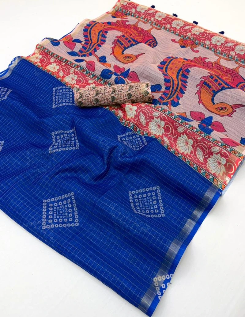 Rajyog Viona 1091 to 96 Linen Digital Printed Saree Collection