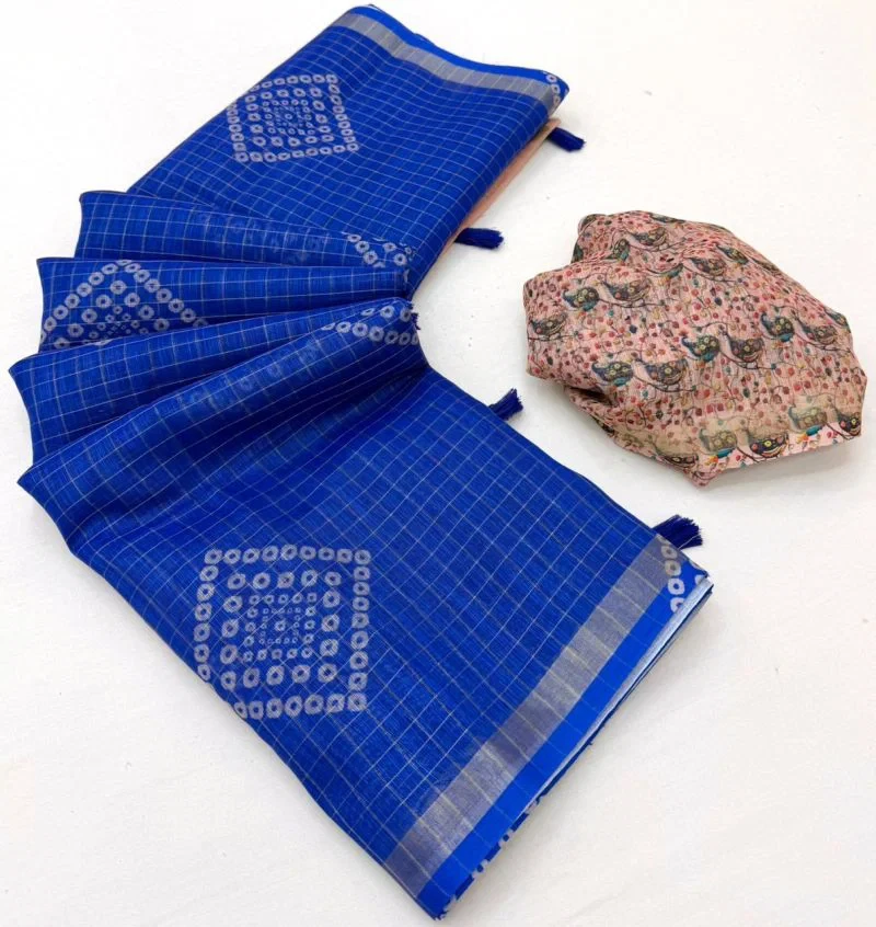 Rajyog Viona 1091 to 96 Linen Digital Printed Saree Collection