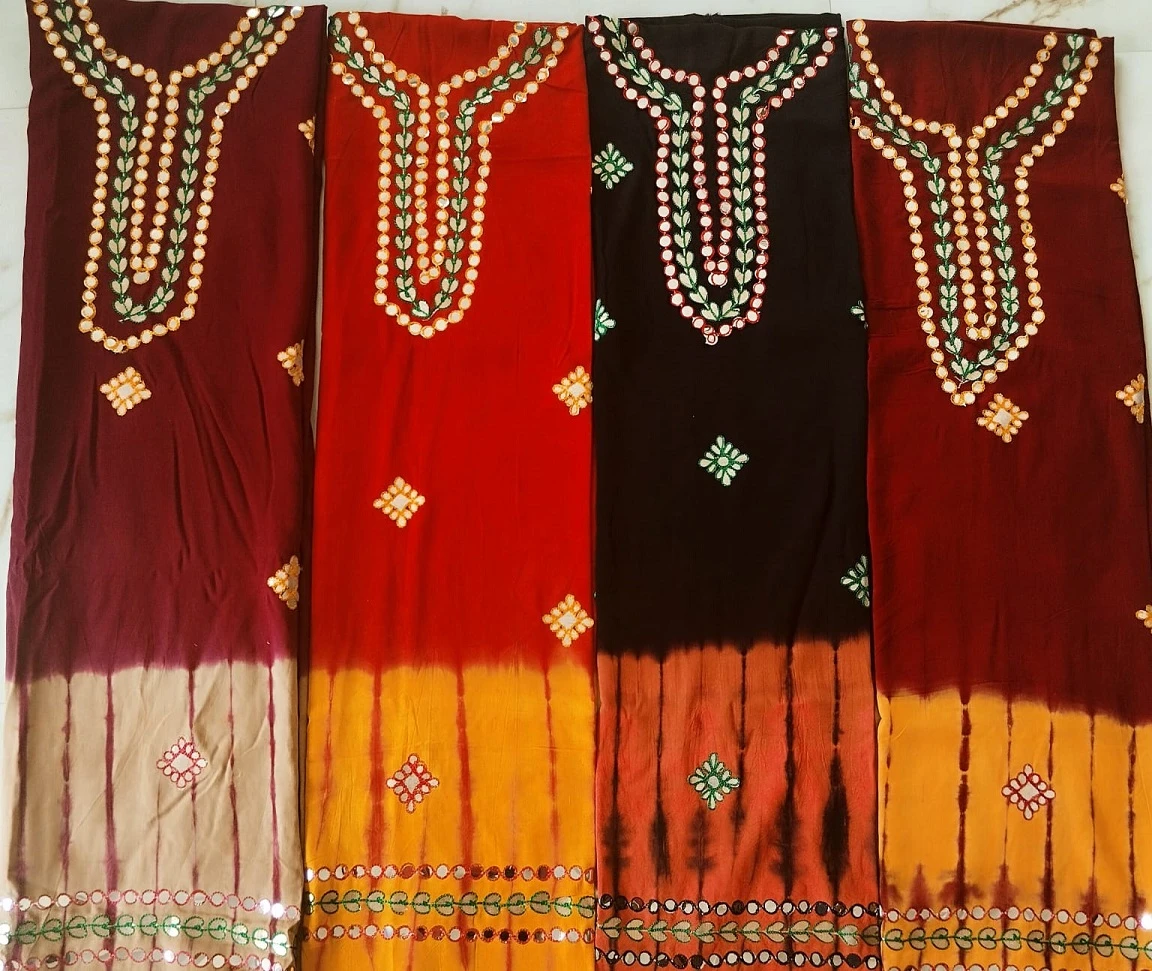 Rayon Gota Patti Work