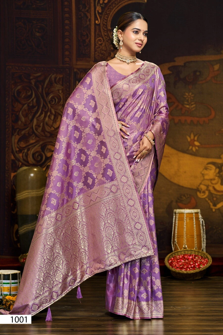 Saroj Aarambh Satin Silk Vol 1 Satin Silk Saree
