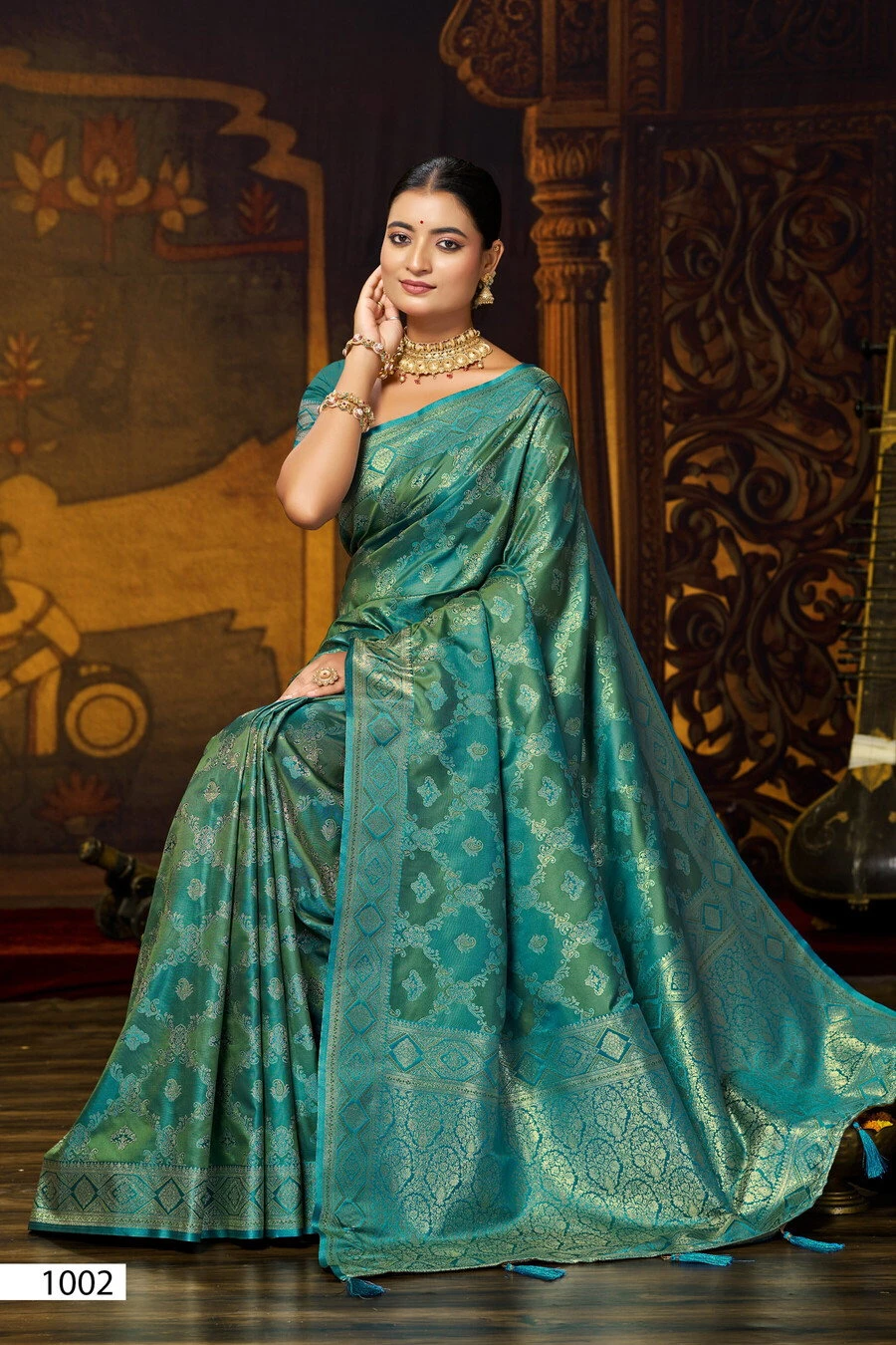 Saroj Aarambh Satin Silk Vol 1 Satin Silk Saree