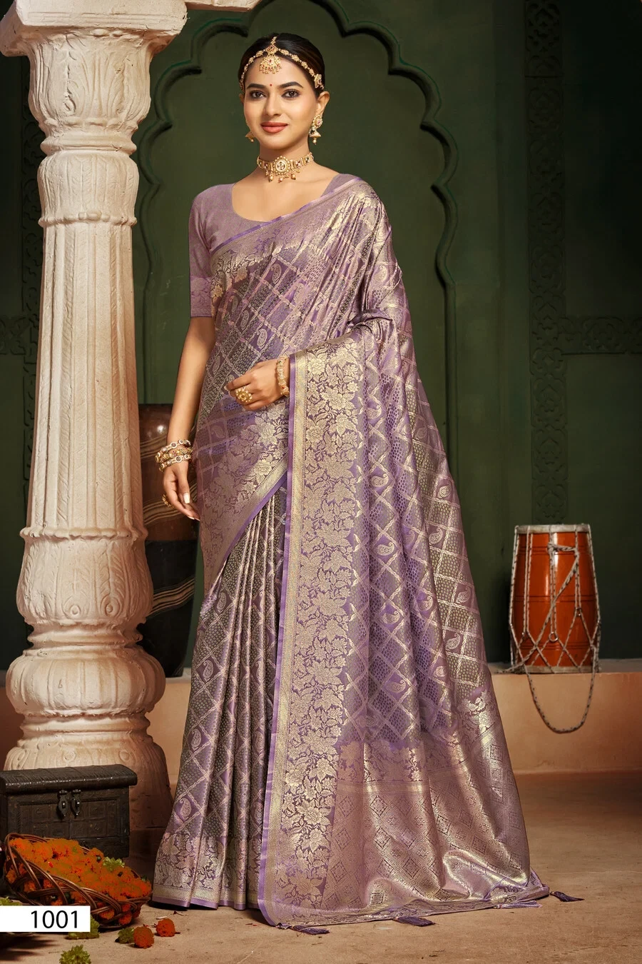 Saroj Malika Satin Silk Vol 1 Satin Silk Saree Collection