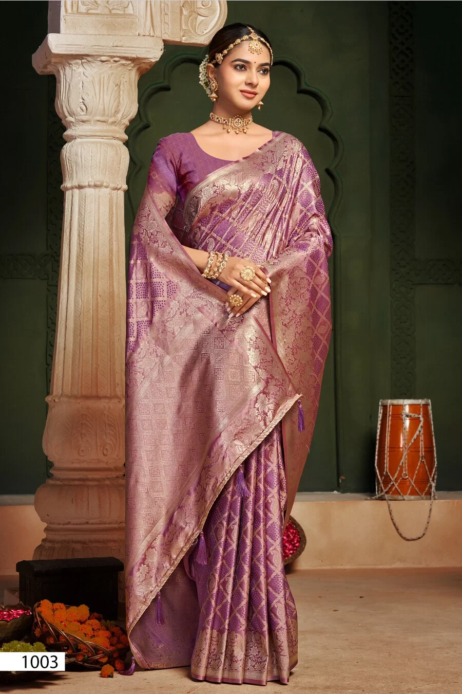 Saroj Malika Satin Silk Vol 1 Satin Silk Saree Collection