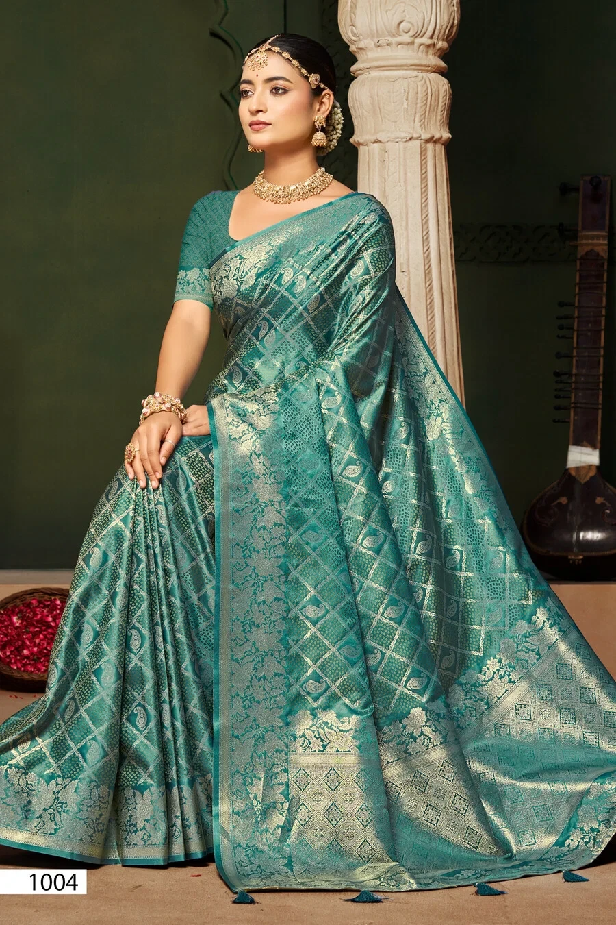 Saroj Malika Satin Silk Vol 1 Satin Silk Saree Collection