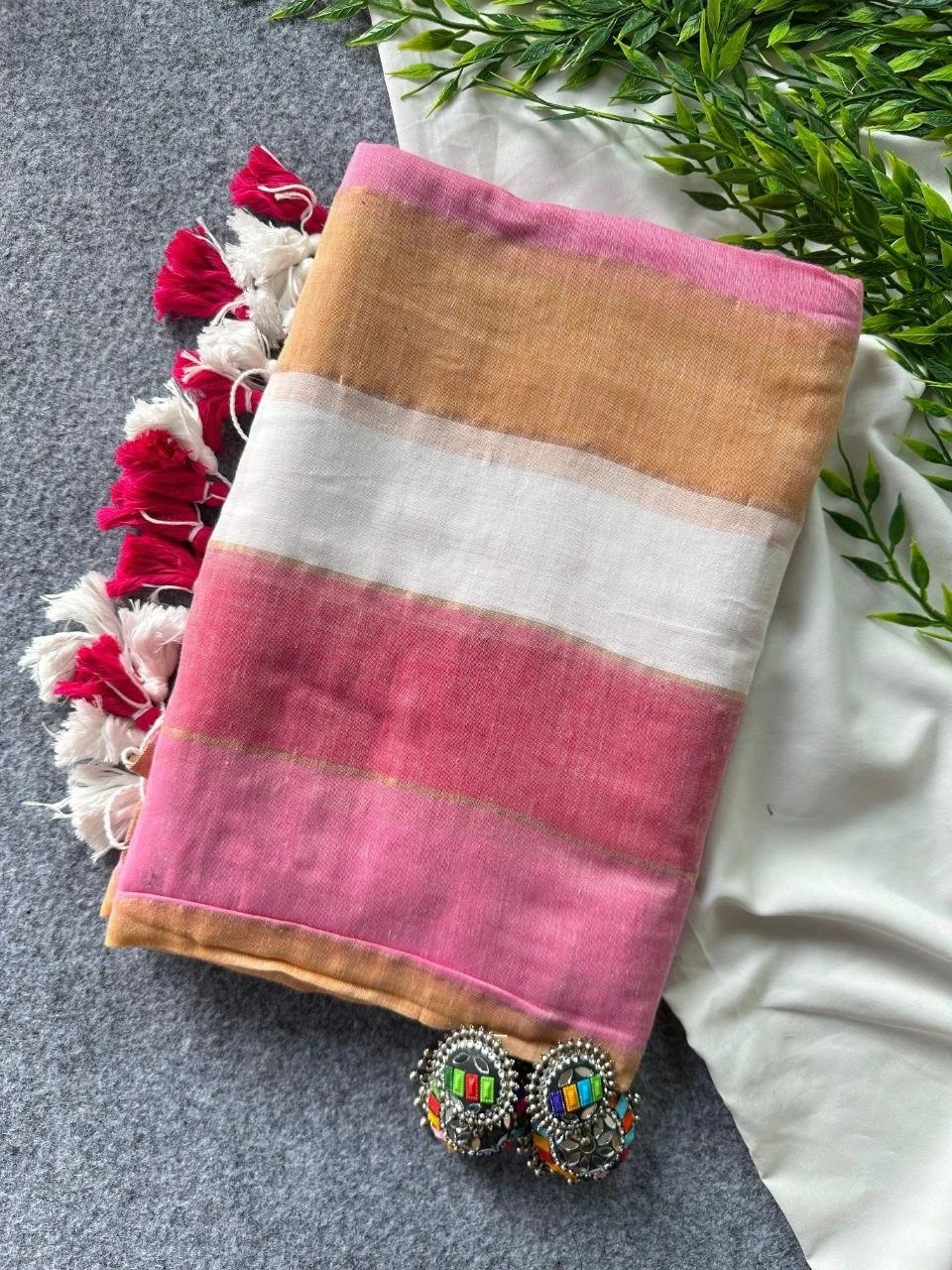 Sf Khadi Patta Mul Cotton Khadi Zari Patta Saree Collection