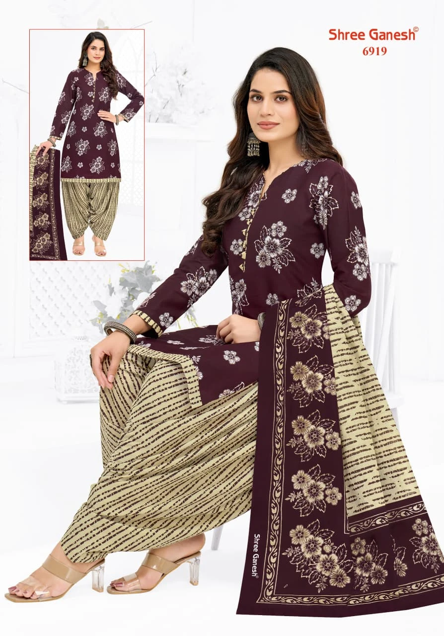 Shree Ganesh Panchi Vol-19 Pure Cotton Dress Material