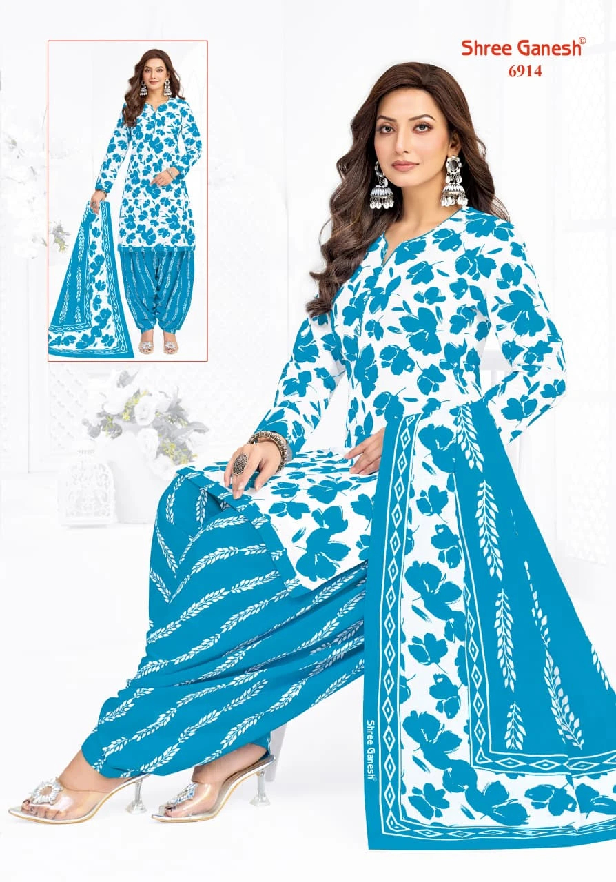 Shree Ganesh Panchi Vol-19 Pure Cotton Dress Material