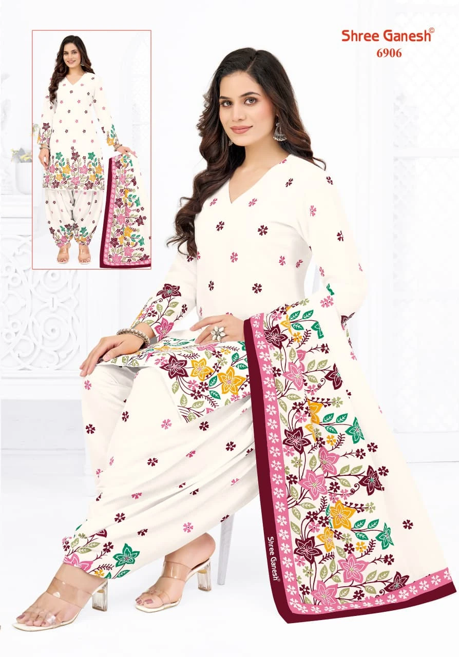 Shree Ganesh Panchi Vol-19 Pure Cotton Dress Material