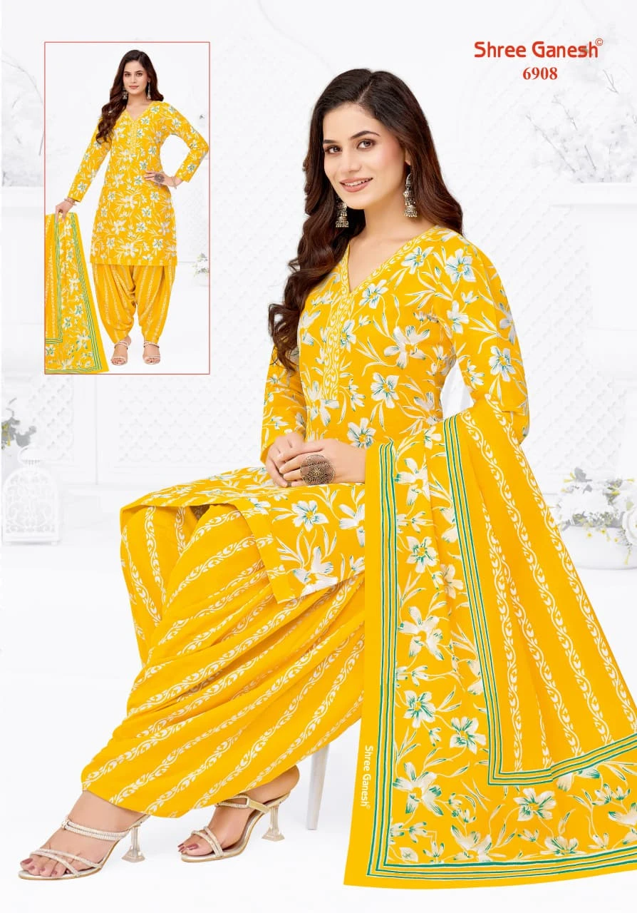 Shree Ganesh Panchi Vol-19 Pure Cotton Dress Material