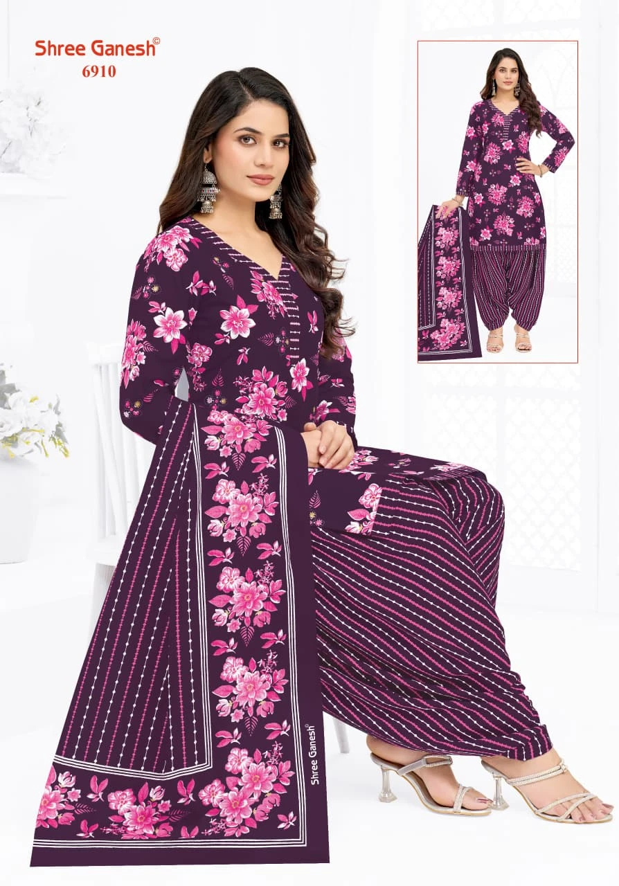 Shree Ganesh Panchi Vol-19 Pure Cotton Dress Material