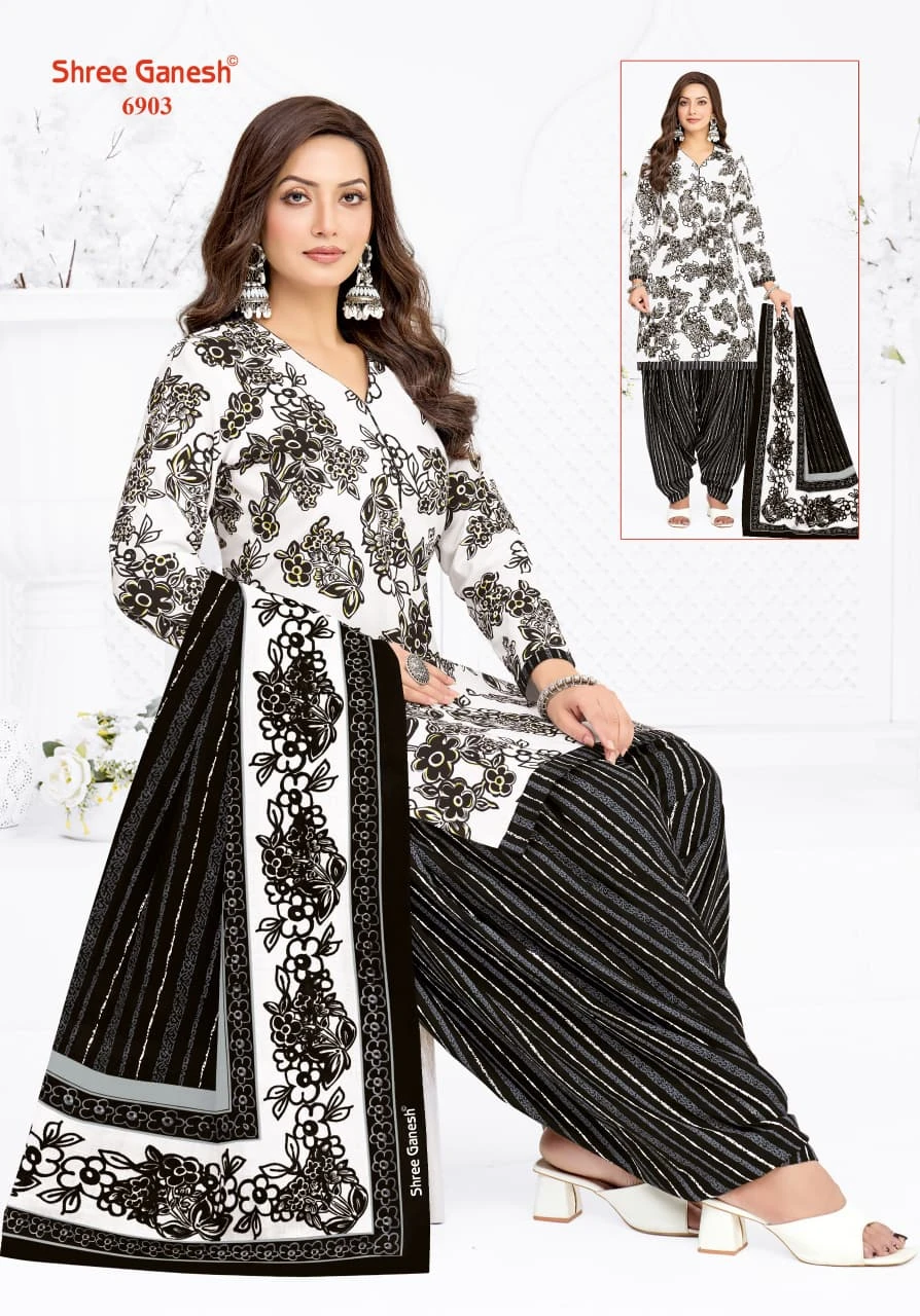 Shree Ganesh Panchi Vol-19 Pure Cotton Dress Material